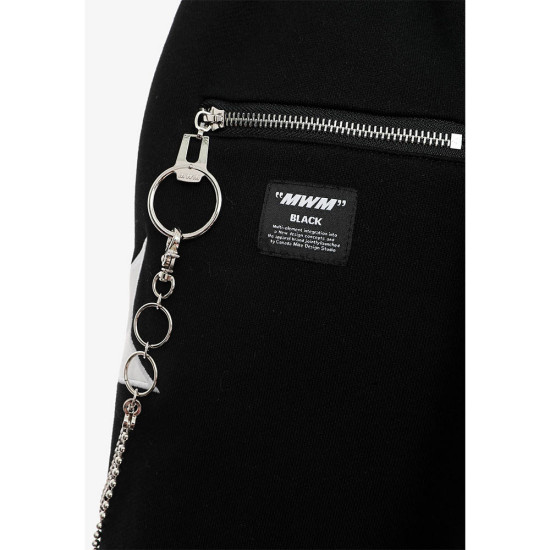 MWM Unisex παντελόνι Wings Stars Zip-Up Sweatpants